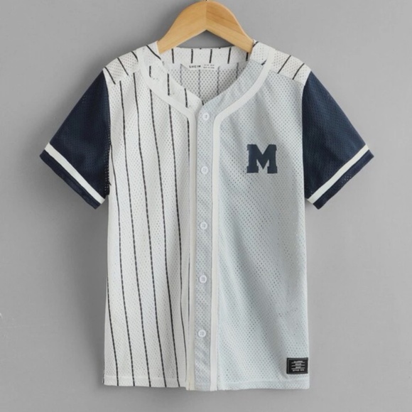 Boy Patched Detail Striped Shirt 7 - Picture 1 of 4